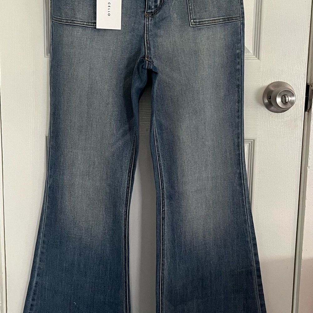 Cello Women's Blue Flare Jeans